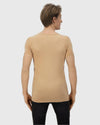 Heren - Anti Zweet Shirt-Wit-V-hals-S-Fibershirts color__invisible+neck__v-hals